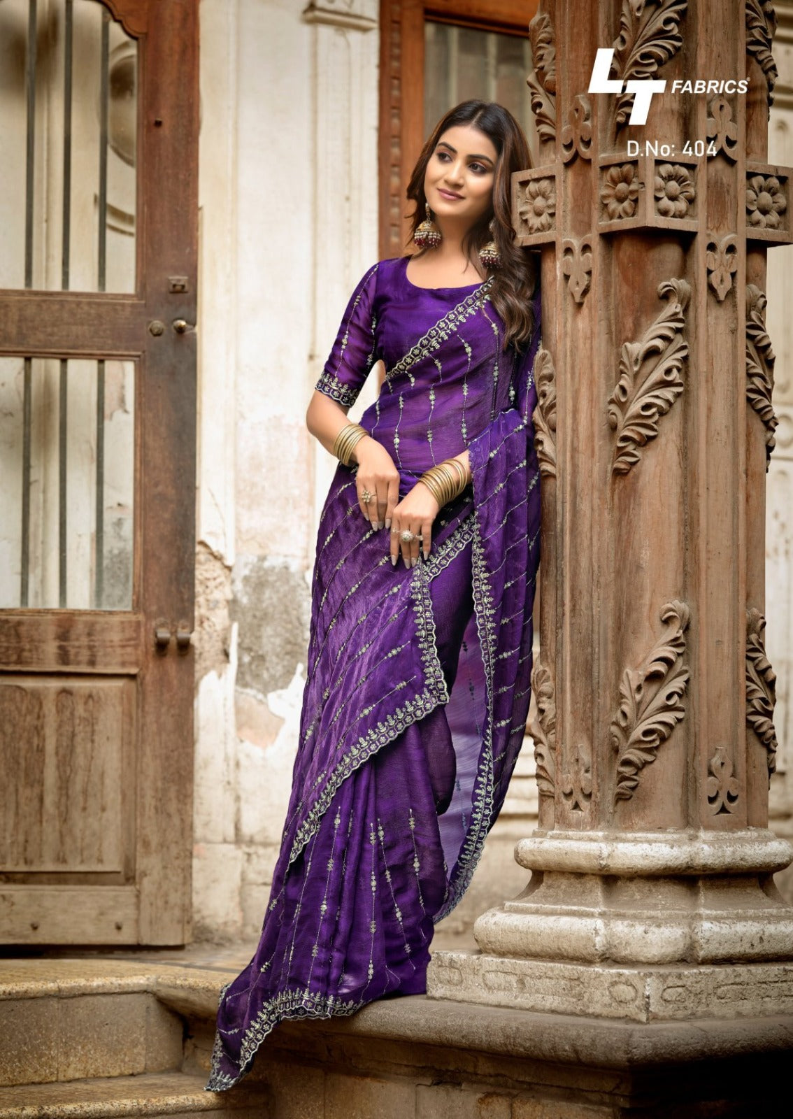 Noor Vol 4 Lt Fabrics Fendy Sarees Supplier Gujarat