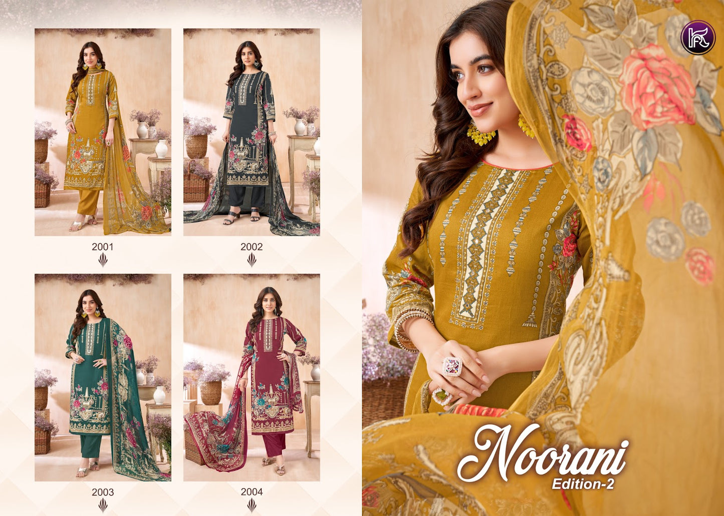 Noorani Edition 2 Kala Fashion Pure Jam Karachi Salwar Suits Manufacturer