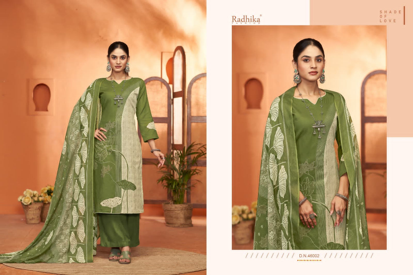 Noori Radhika Fashion Azara Lawn Cotton Karachi Salwar Suits Supplier Ahmedabad