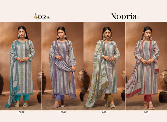 Nooriat Ibiza Linen Cotton Pant Style Suits Manufacturer Ahmedabad