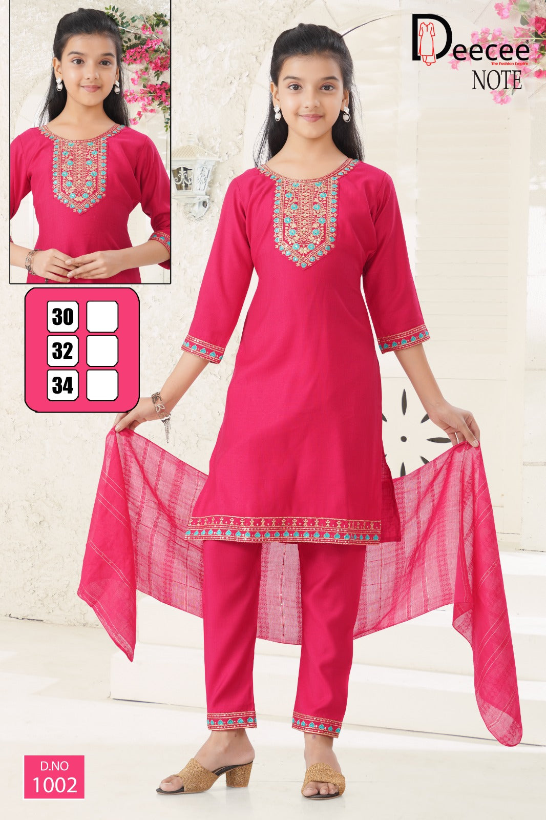 Note Deecee Vatican Girls Readymade Pant Suits Exporter Ahmedabad