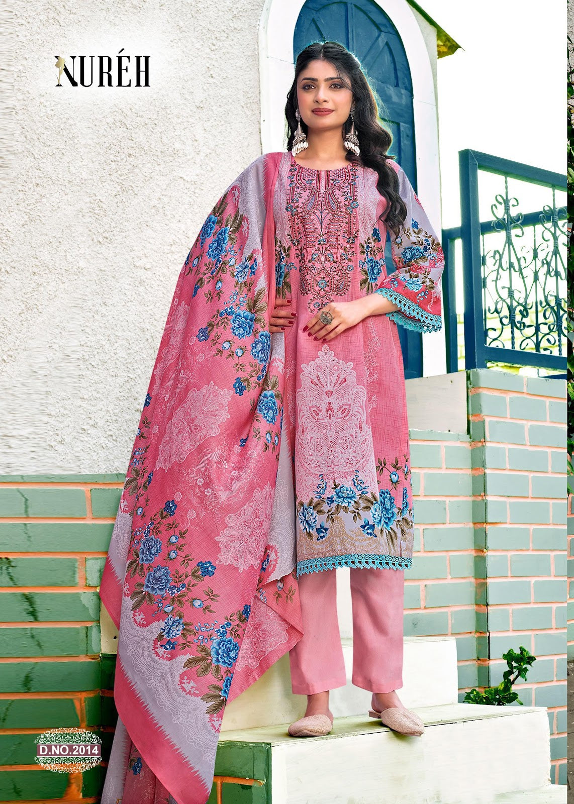 Nureh Vol 2 Ganesha Cotton Karachi Salwar Suits Wholesale Rate