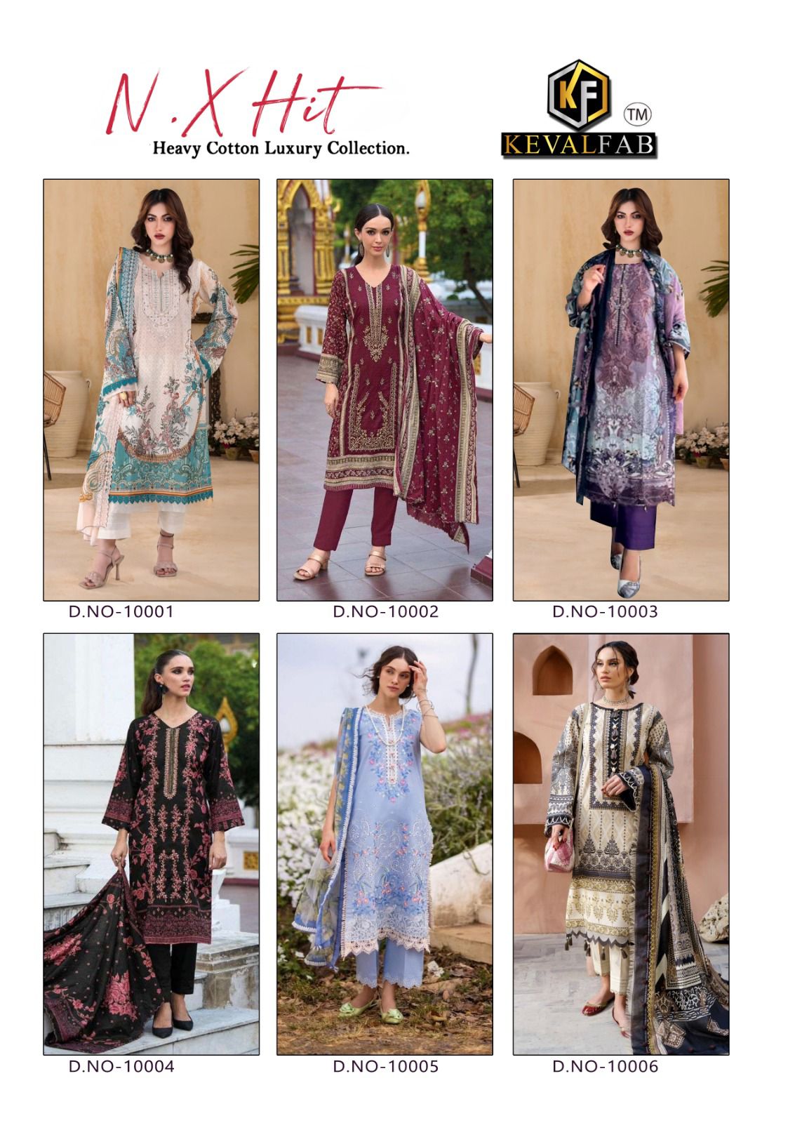 Nx Hit Keval Fab Cotton Karachi Salwar Suits Wholesaler