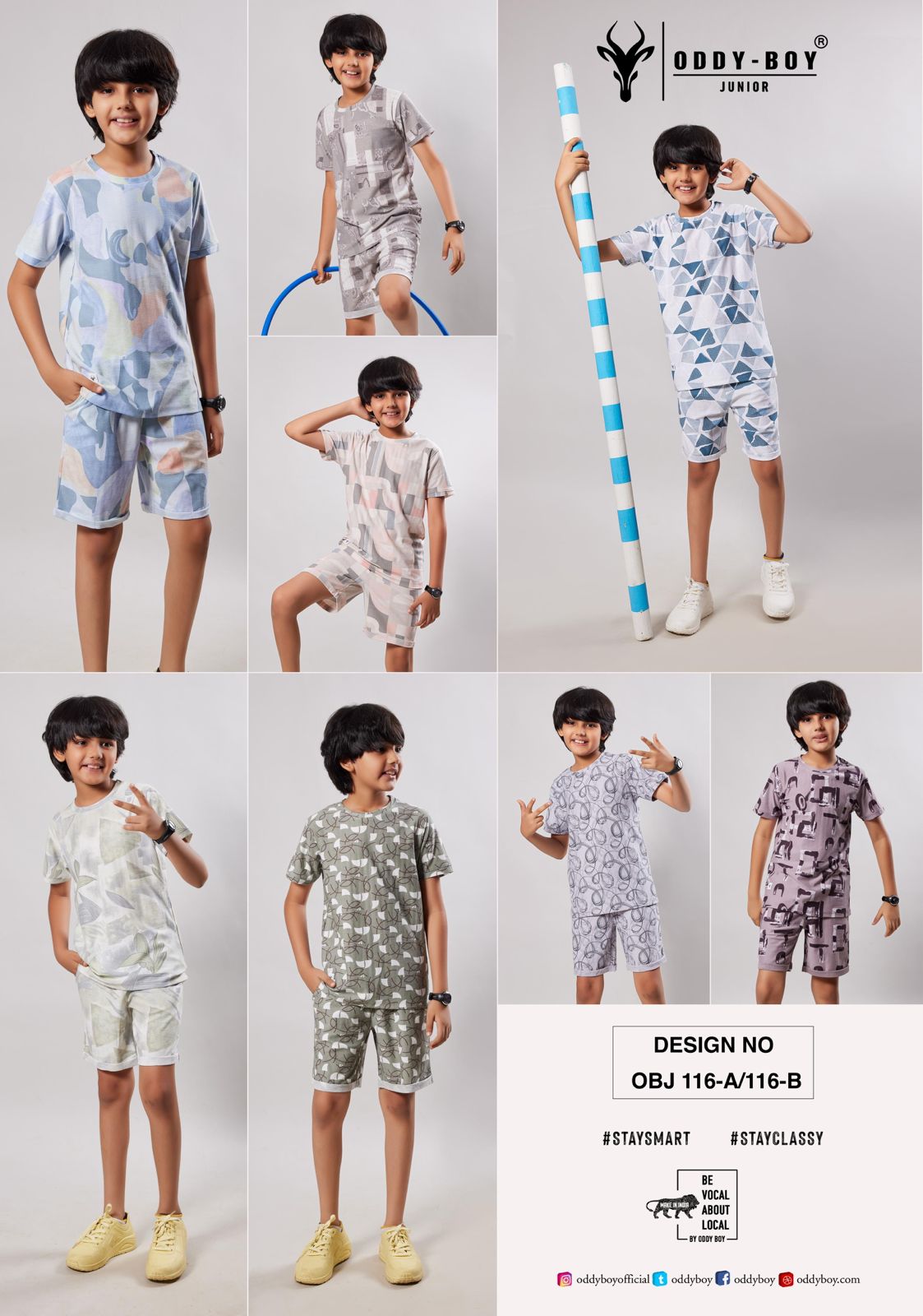 Obj-116-A--116-B Oddy Boy Turkey Boys Co Ord Set Manufacturer