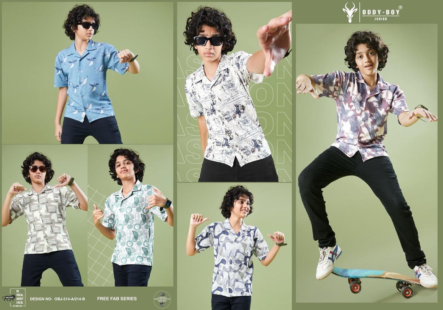 Obj-214-Ab Oddy Boy Knit Boys Shirt Manufacturer