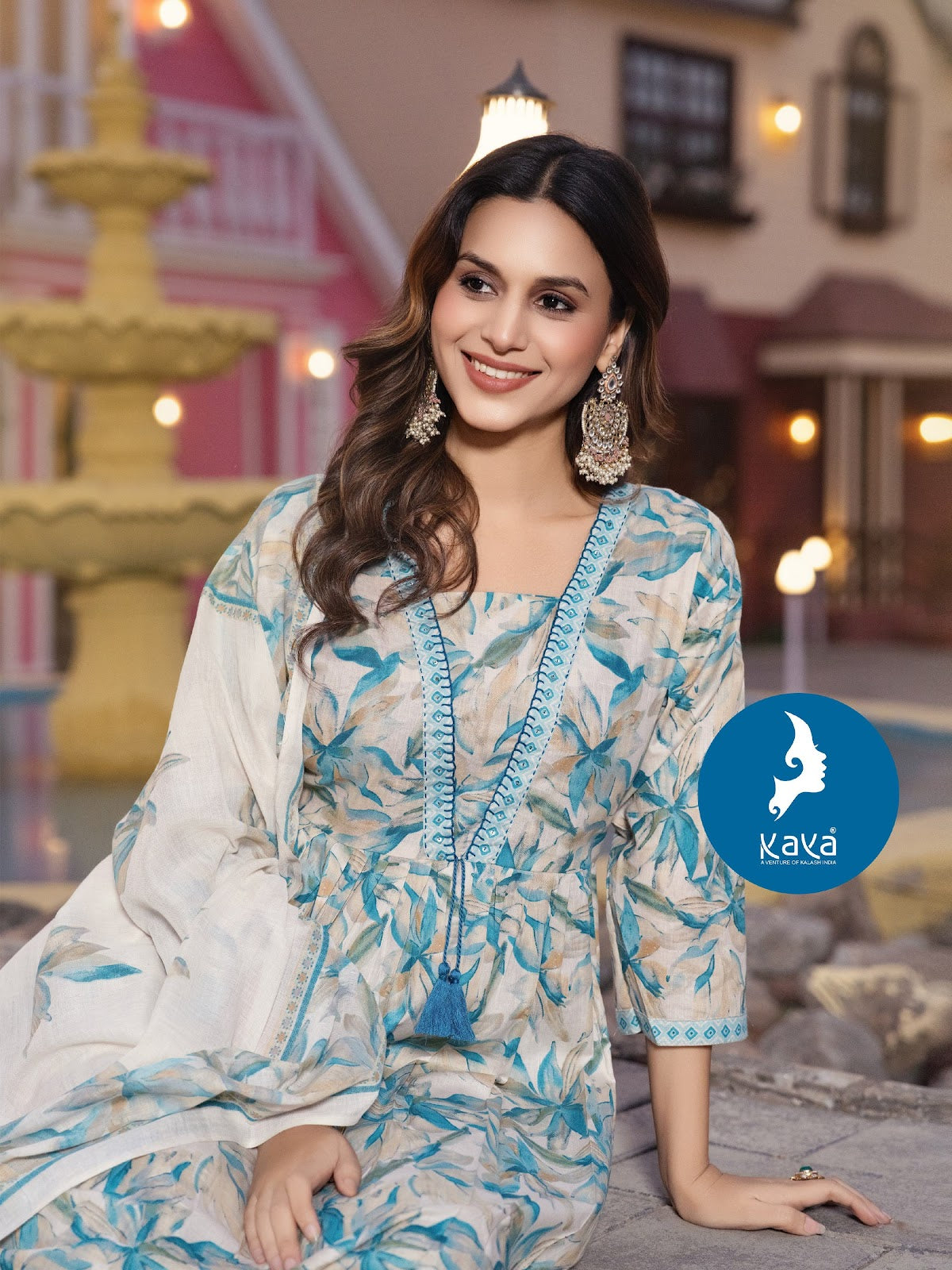 Octavia Kaya Cotton Readymade Anarkali Suits Exporter Gujarat