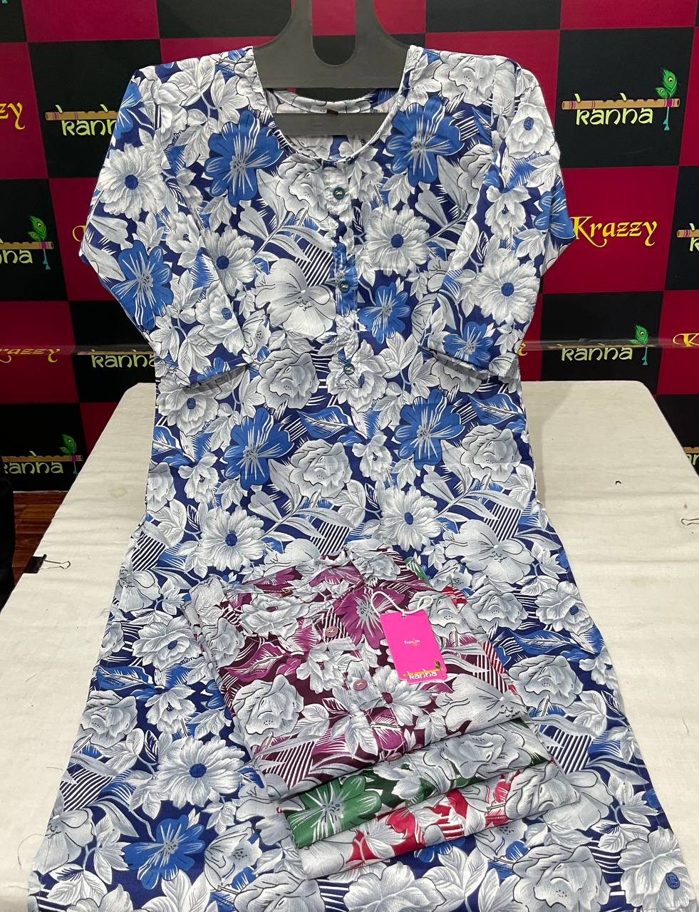 Offer 280625 Kanha Wrinkle Kurtis Wholesaler Gujarat