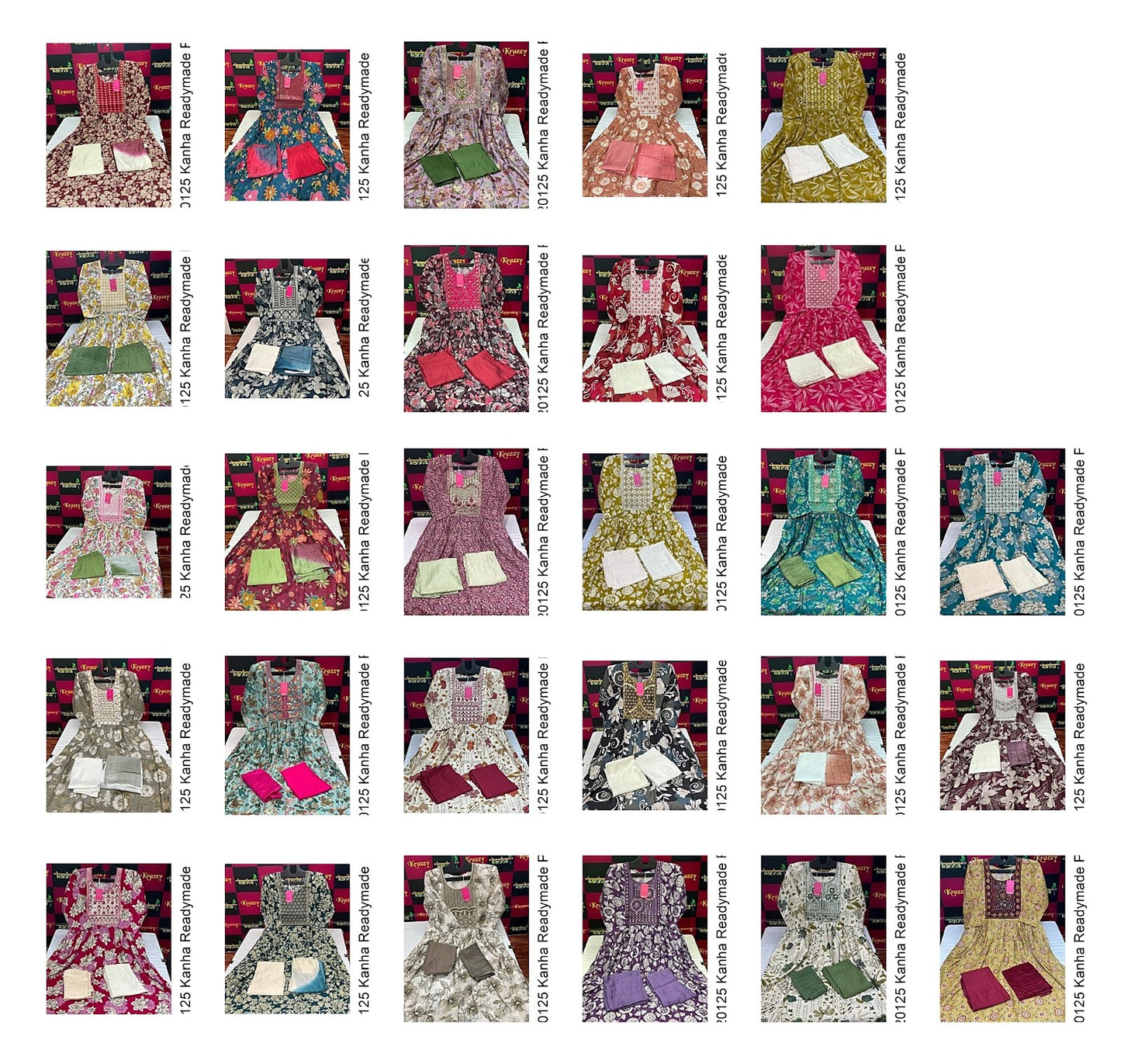 Ola With Pocket 220125 Kanha Vetican Readymade Pant Style Suits Supplier Ahmedabad