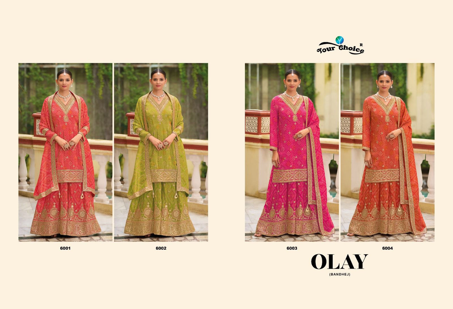 Olay Your Choice Chinon Pakistani Readymade Suits Exporter Ahmedabad