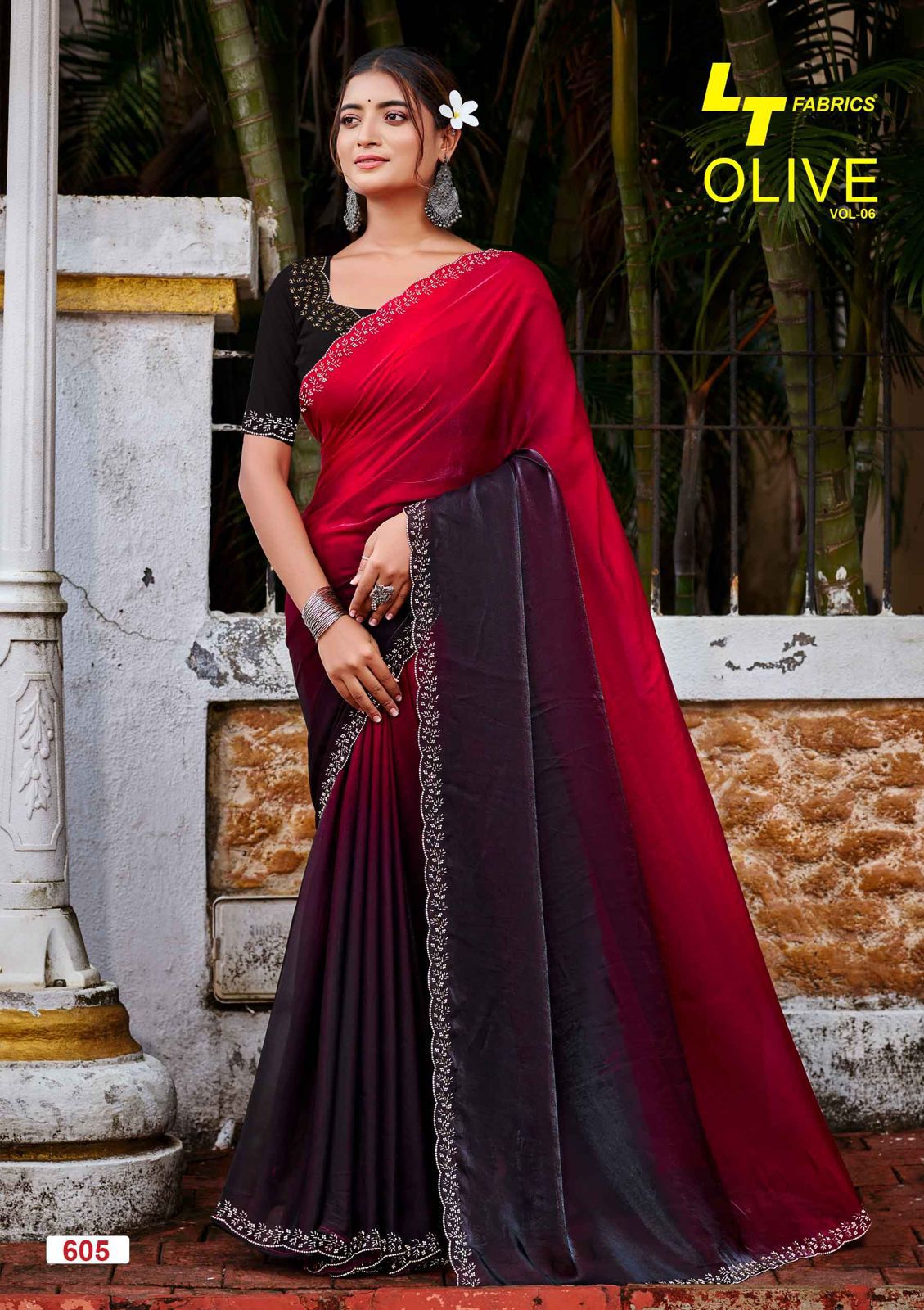 Olive Vol 6 Lt Fabrics Silk Sarees Manufacturer India
