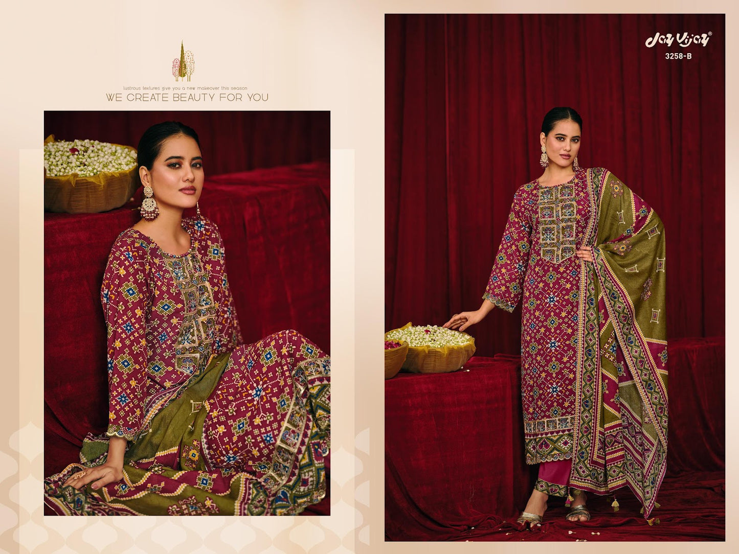 Olivia Jay Vijay Pure Muslin Pant Style Suits Wholesaler Gujarat