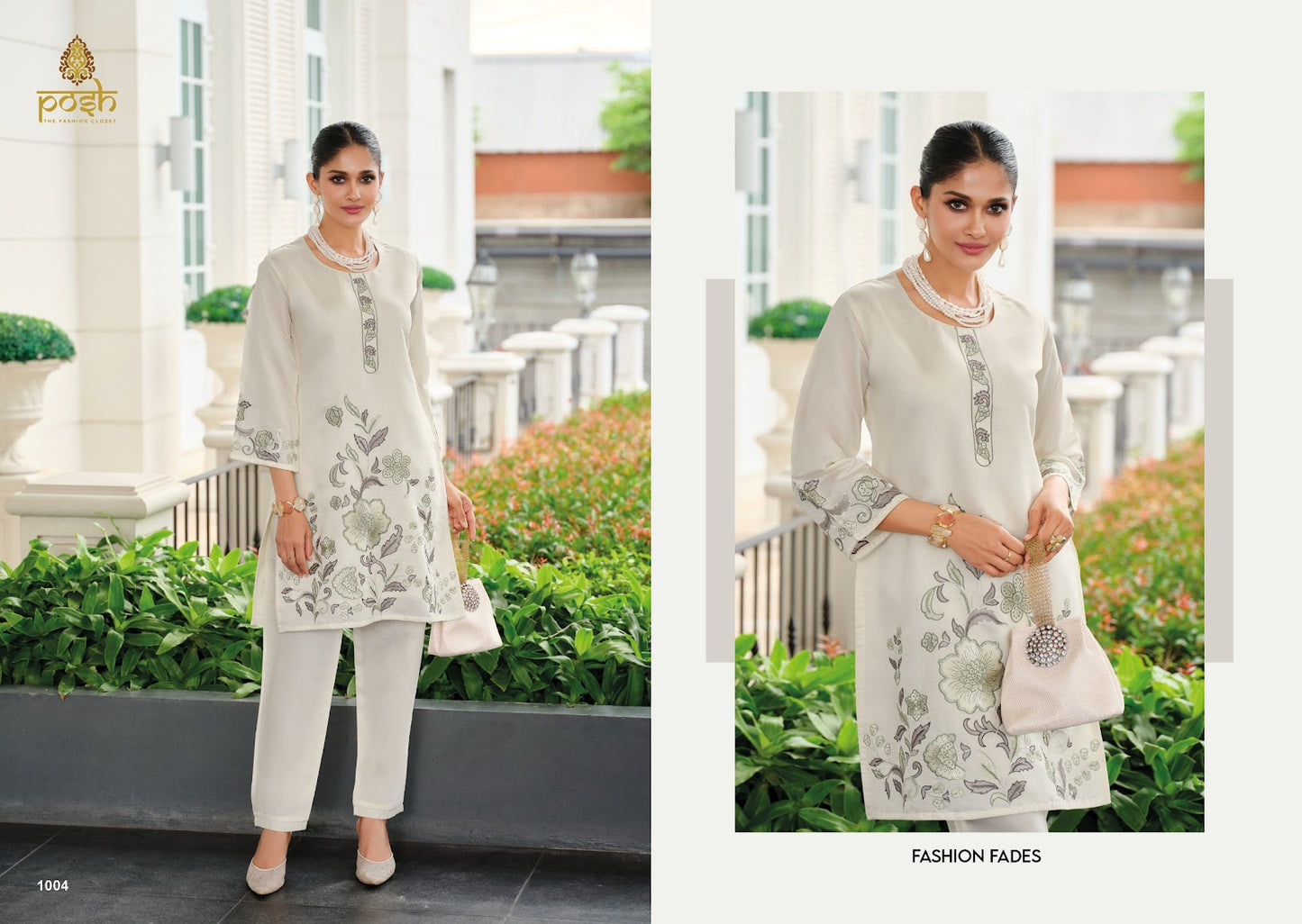 Olivia Posh Roman Silk Co Ord Set Exporter India