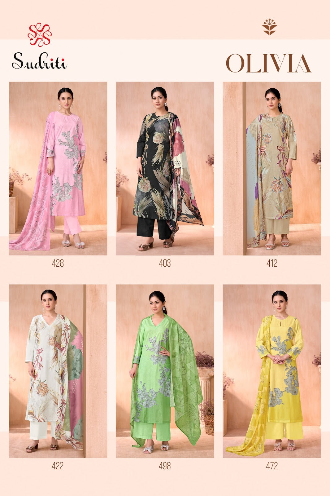 Olivia Sudriti Sahiba Pure Cotton Plazzo Style Suits Wholesaler Gujarat