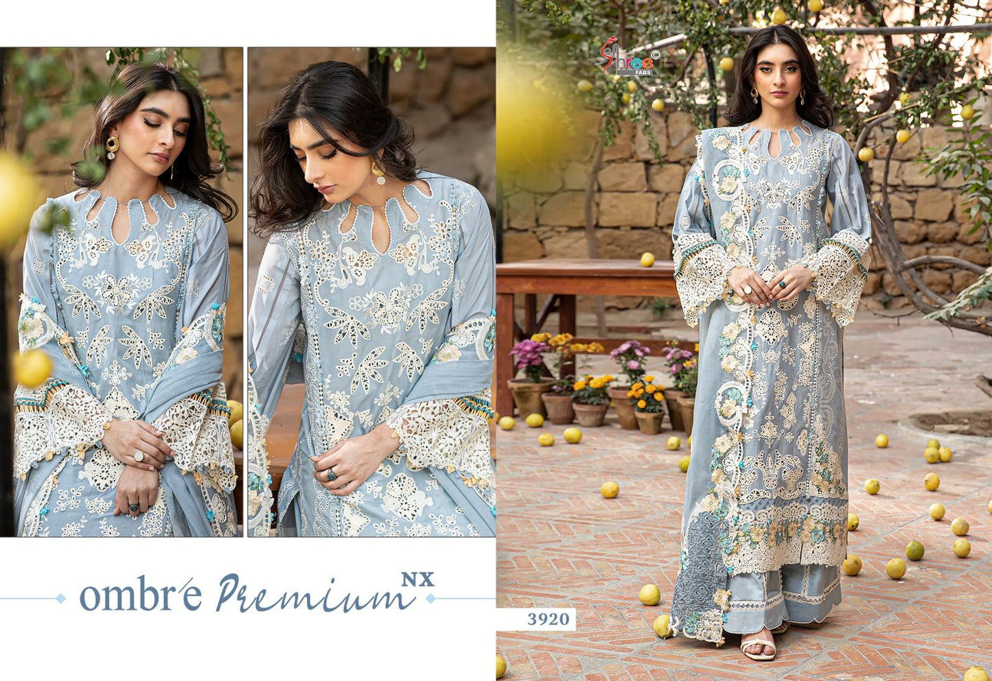 Ombre Premium Nx Shree Fabs Pure Cotton Pakistani Salwar Suits Manufacturer