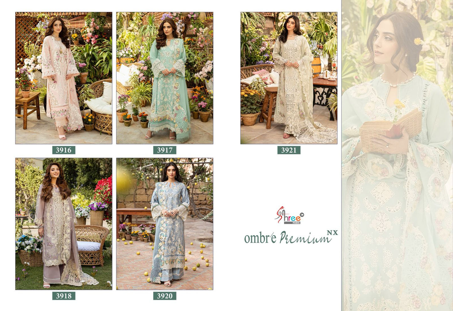 Ombre Premium Nx Shree Fabs Pure Cotton Pakistani Salwar Suits Manufacturer