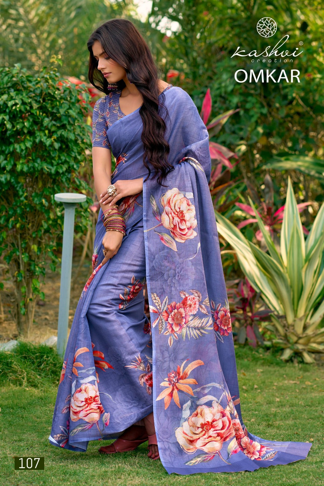 Omkar Kashvi Creation Erode Silk Sarees Exporter Ahmedabad