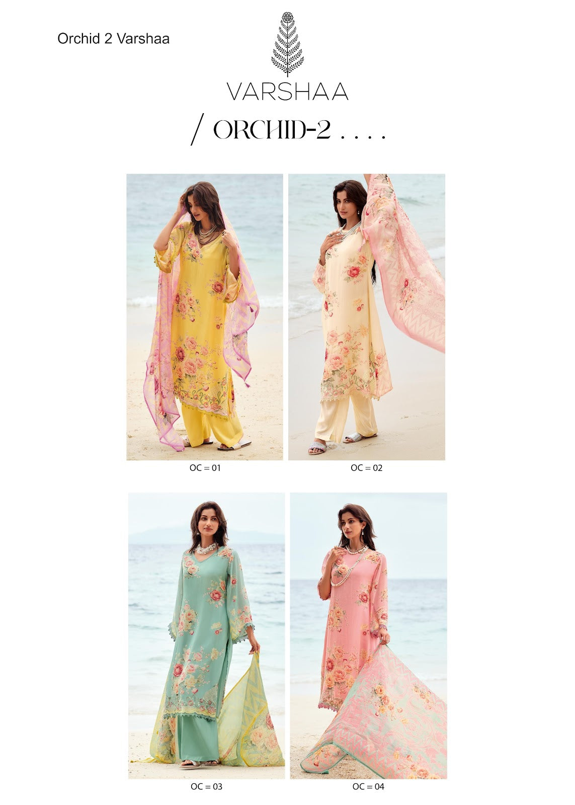 Orchid 2 Varshaa Viscose Organza Pant Style Suits Manufacturer