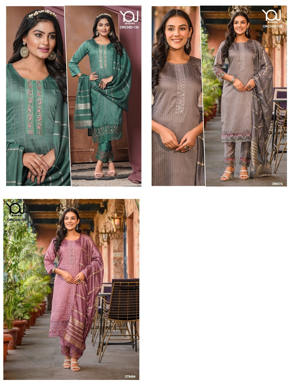 Orchid You Dobby Readymade Pant Style Suits Wholesaler Ahmedabad