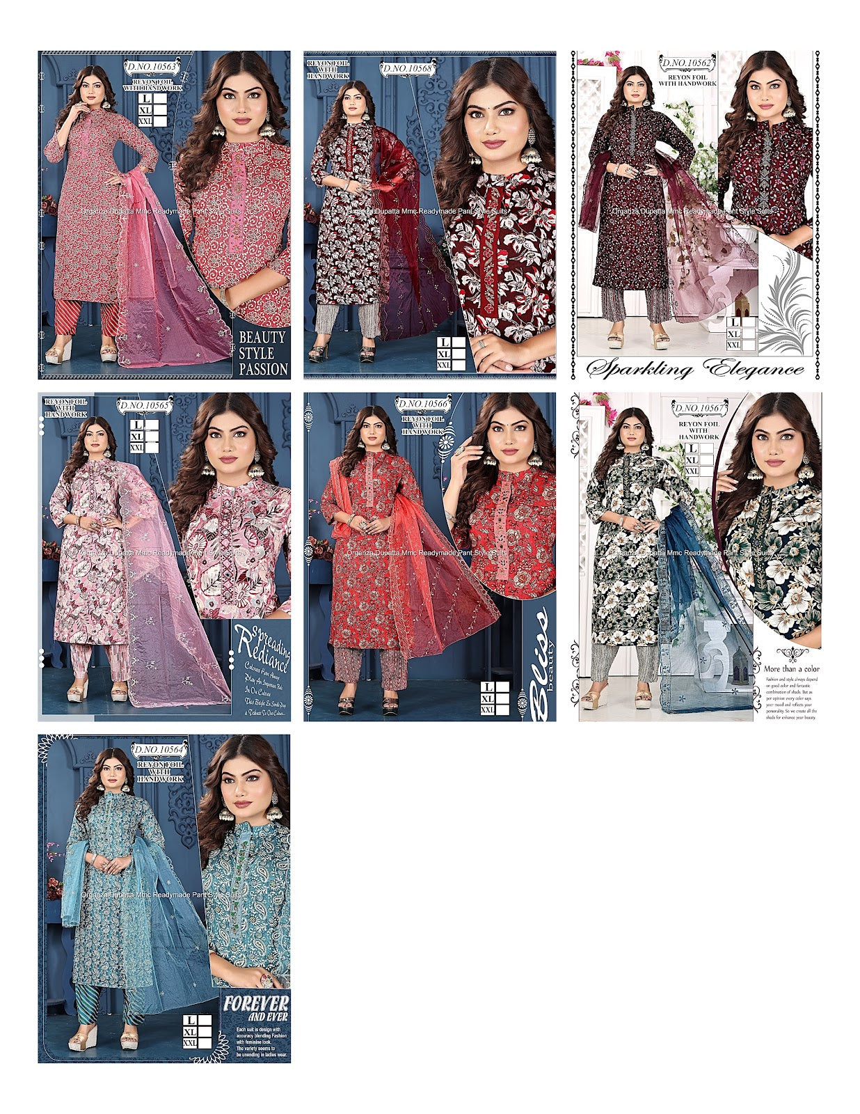Organza Dupatta Mmc Reyon Readymade Pant Style Suits Wholesaler Gujarat