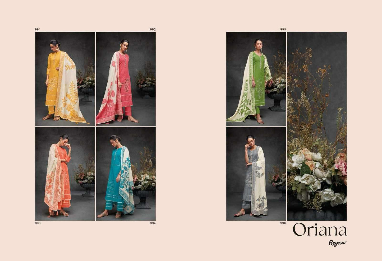 Oriana Reyna Pure Cotton Plazzo Style Suits Supplier