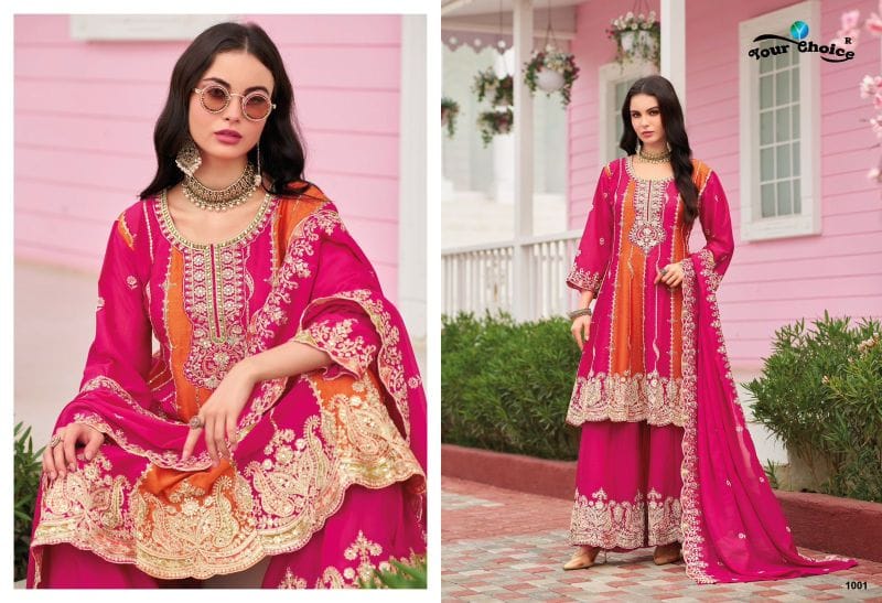 Orra Edit Vol 3 Your Choice Heavy Chinnon Pakistani Readymade Suits Wholesaler India