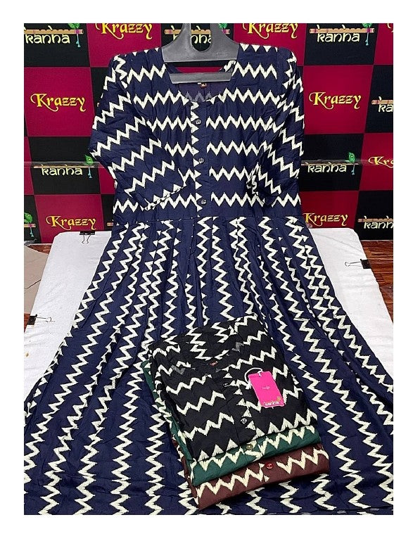 Ossm 2209 Kanha Reyon Kurti With Pocket Wholesale Price