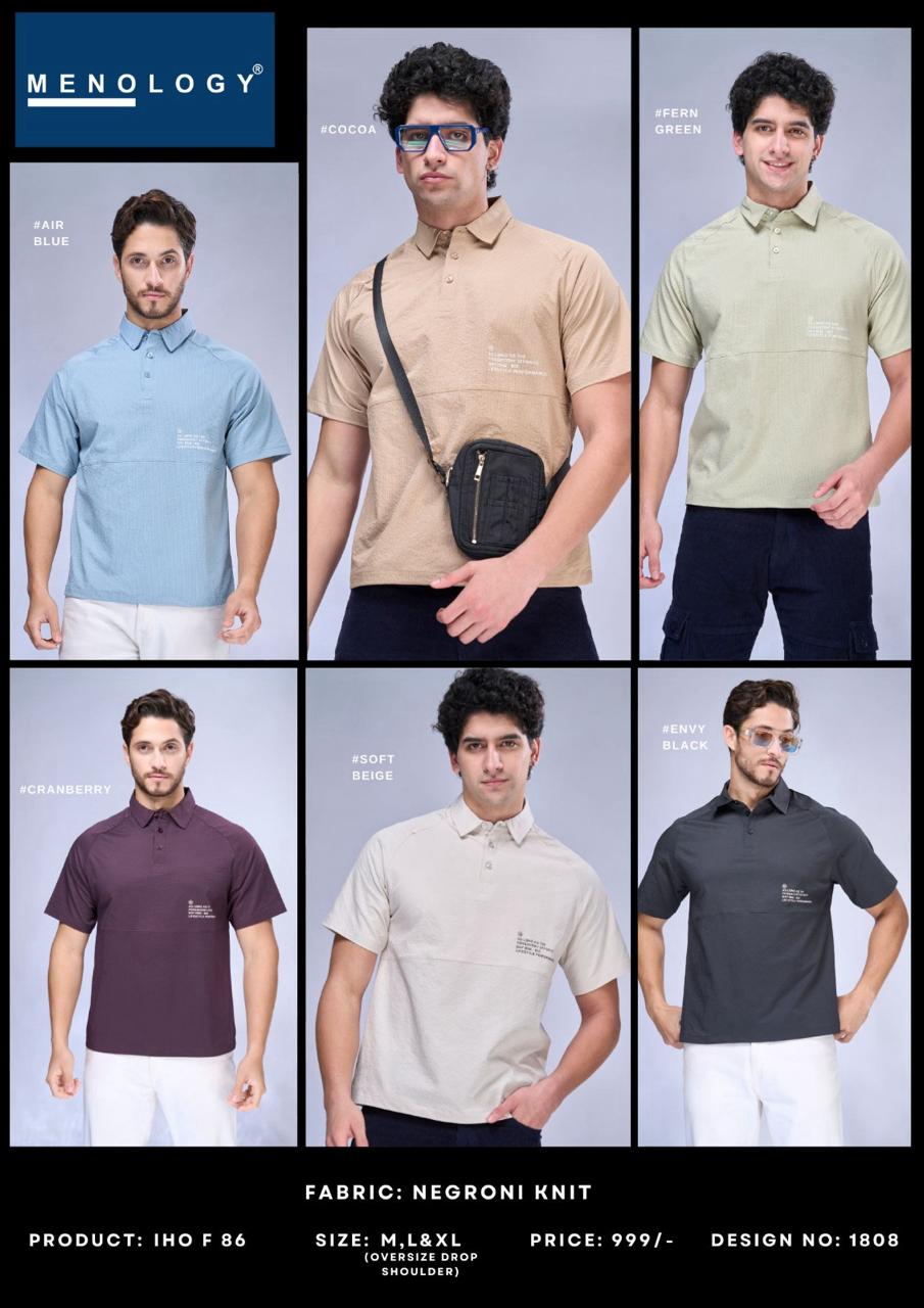 Oversize Iho F 86 Menology Knit Mens Tshirts Wholesale