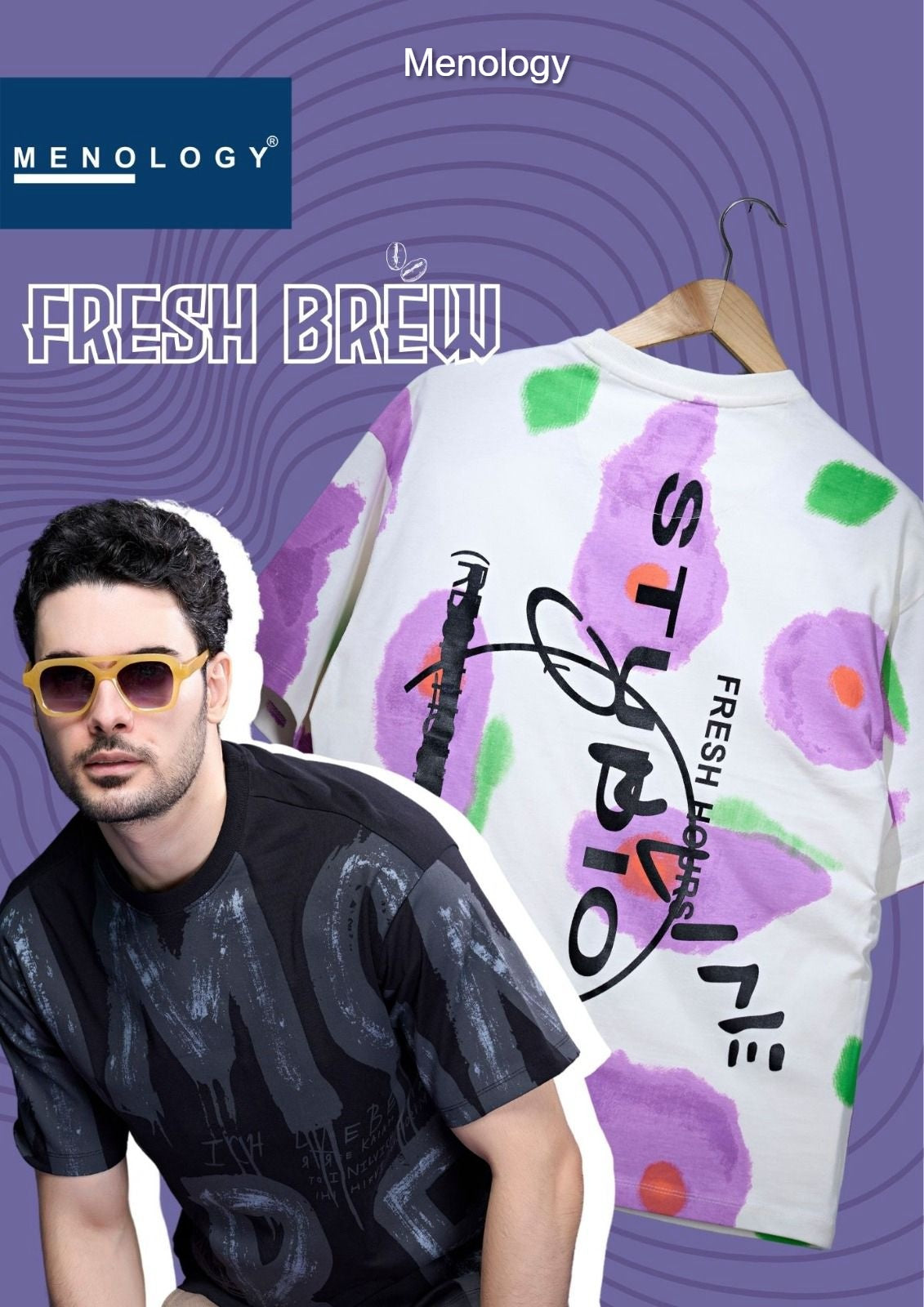 Oversize Iho F 92 Menology Cotton Mens Tshirts Exporter India