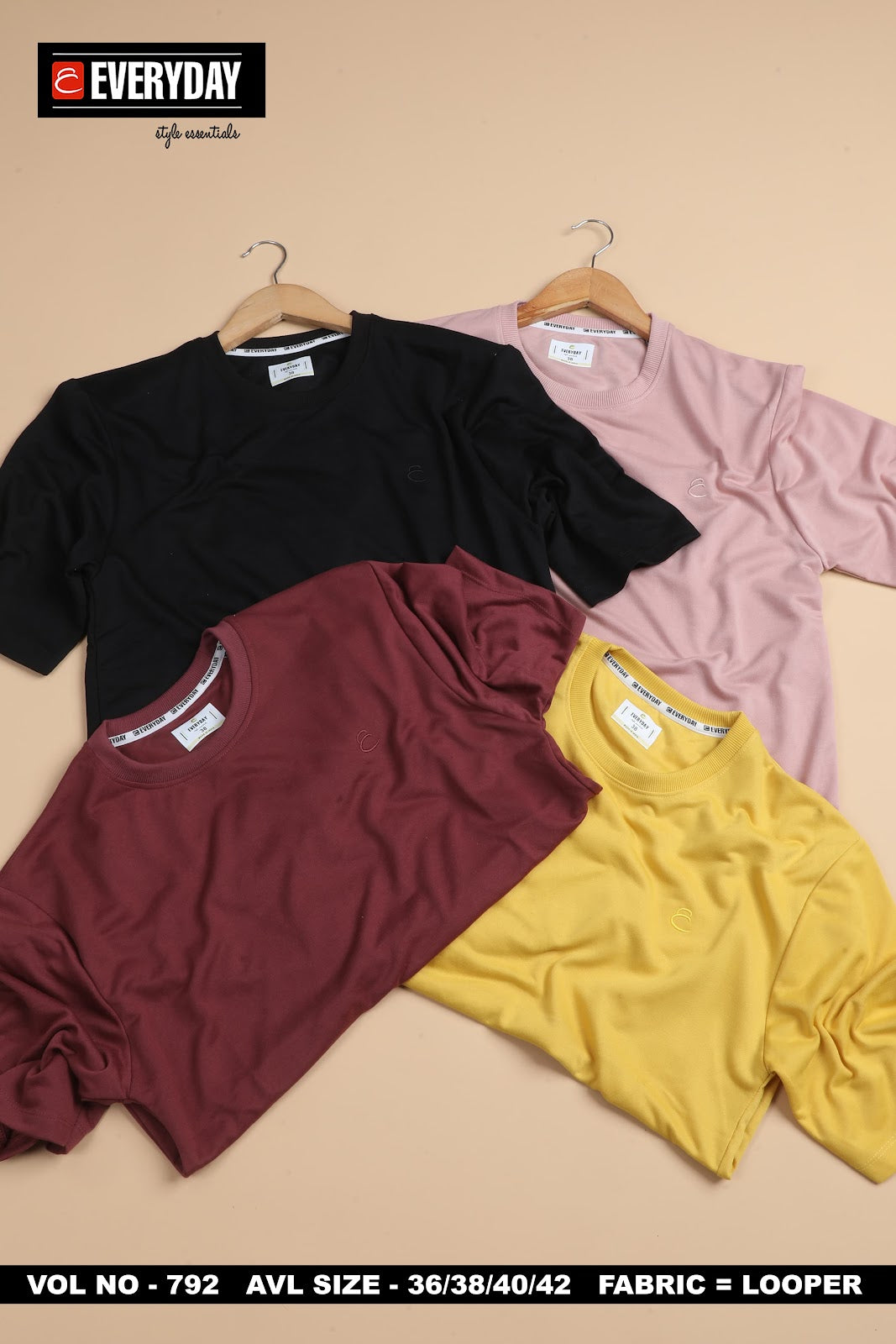Oversize Vol 792 Everyday Looper Mens Tshirts Supplier Ahmedabad