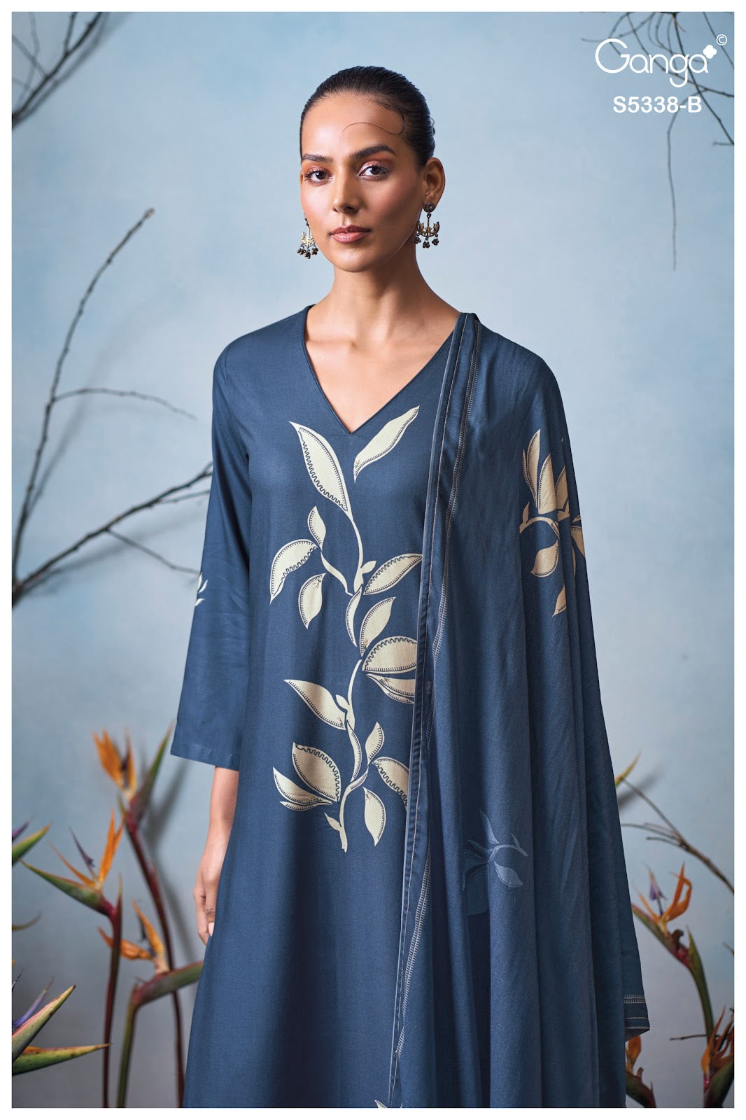 Pahalya S5338 Ganga Wool Pashmina Suits Wholesale Price