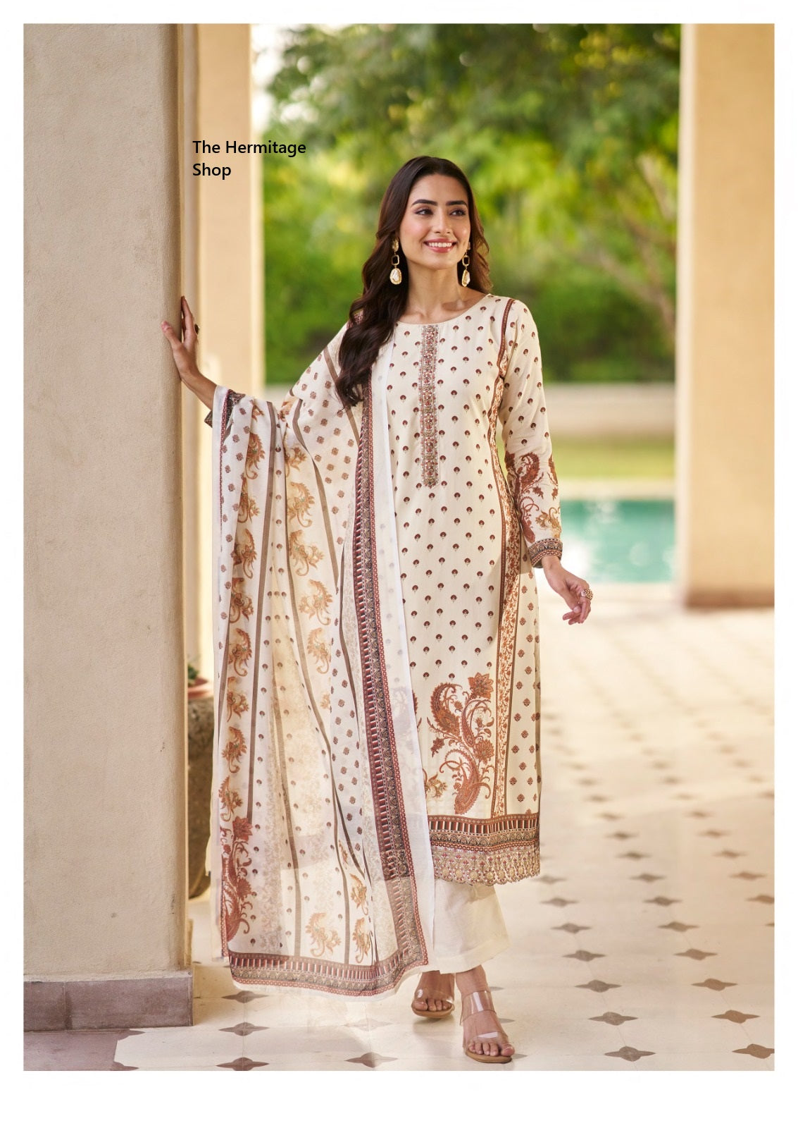 Paisely Vol 2 The Hermitage Shop Lawn Karachi Salwar Suits Wholesaler Gujarat