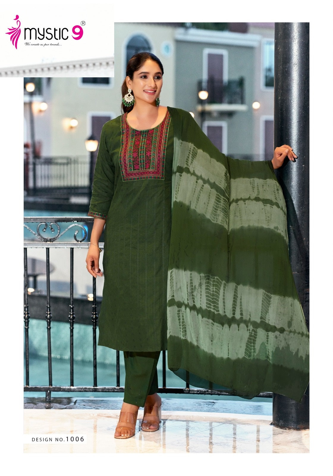 Palak Vol 1 Mystic 9 Cotton Readymade Pant Style Suits Exporter Ahmedabad