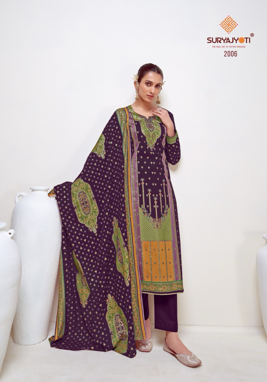 Pallavi Advance Vol 2 Suryajyoti Jam Satin Pant Style Suits Exporter Gujarat