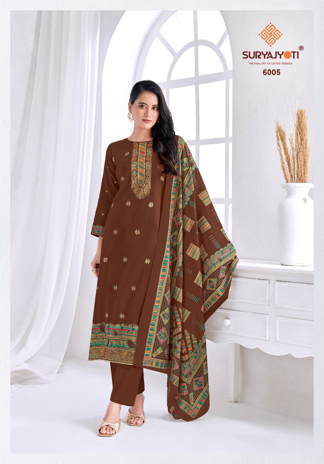 Pallavi Vol 6 Suryajyoti Jaam Satin Pant Style Suits Exporter Gujarat