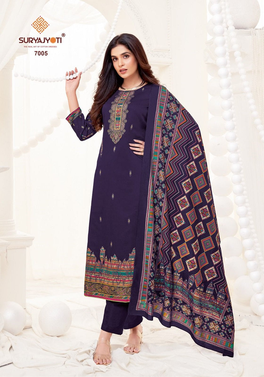 Pallavi Vol 7 Suryajyoti Salwar Suits Manufacturer Ahmedabad