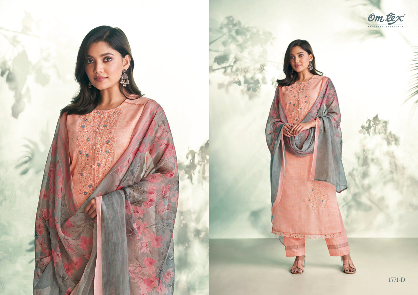 Paloma Omtex Handloom Pant Style Suits
