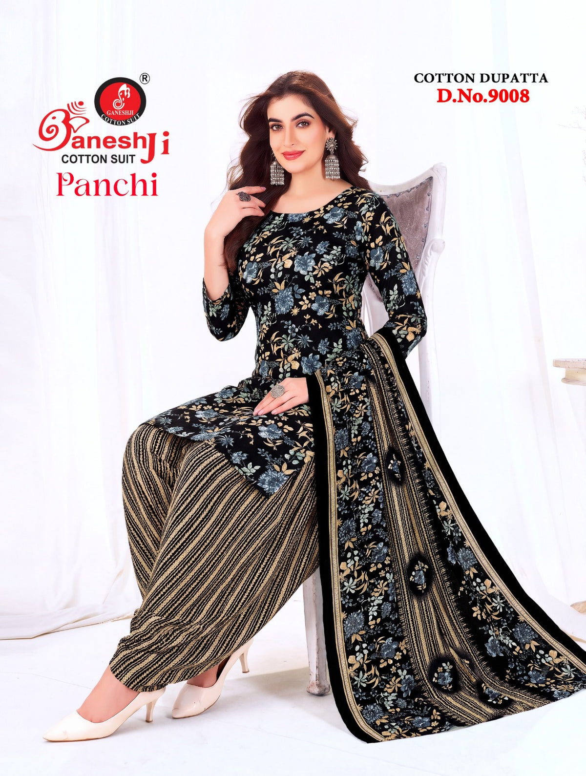 Panchi Vol 9 Ganeshji Cotton Dress Material Manufacturer Ahmedabad
