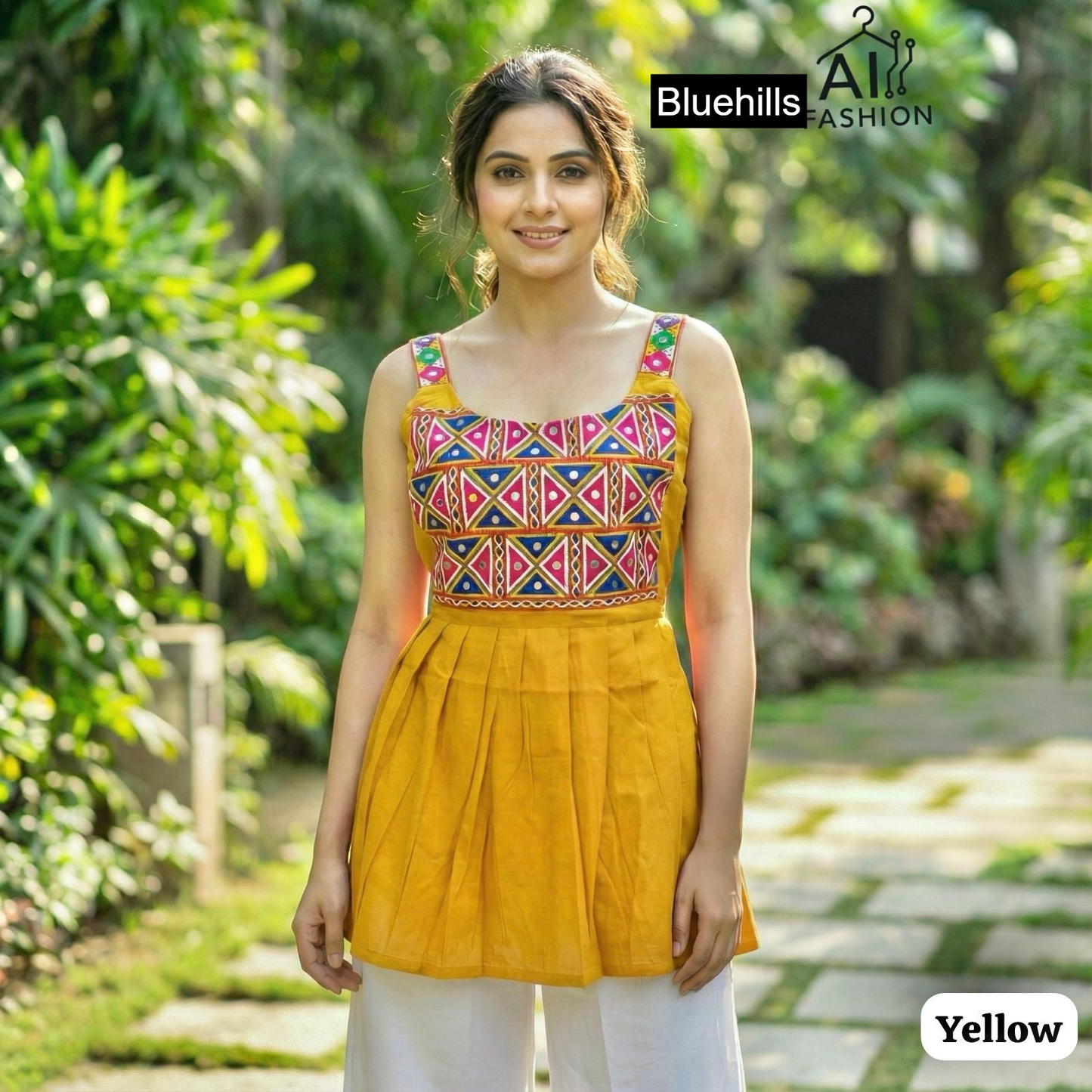 Pankhudi Bluehills Rayon Fancy Tops Manufacturer