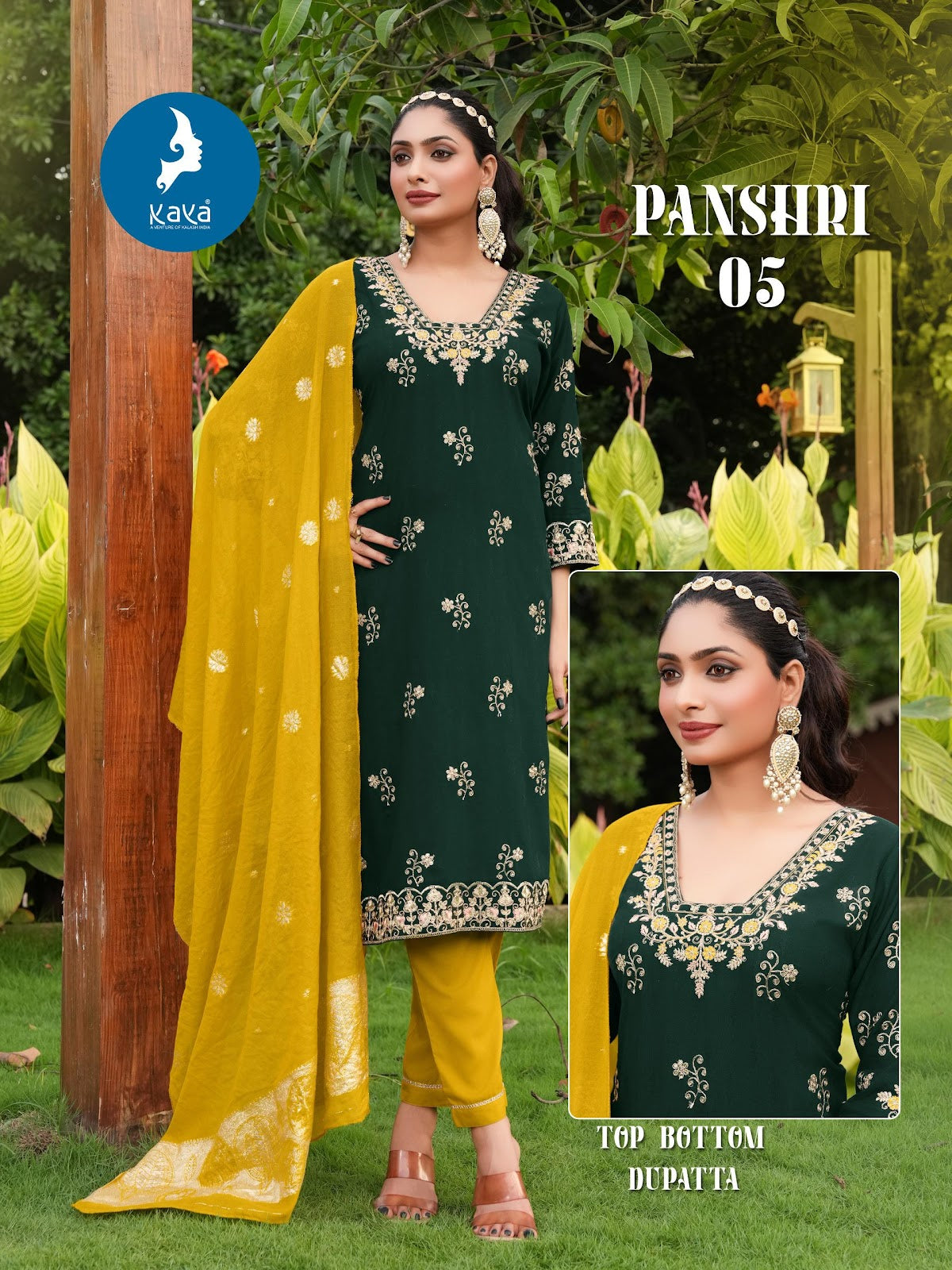 Panshri Kaya Rayon Dobby Readymade Pant Style Suits Supplier Ahmedabad
