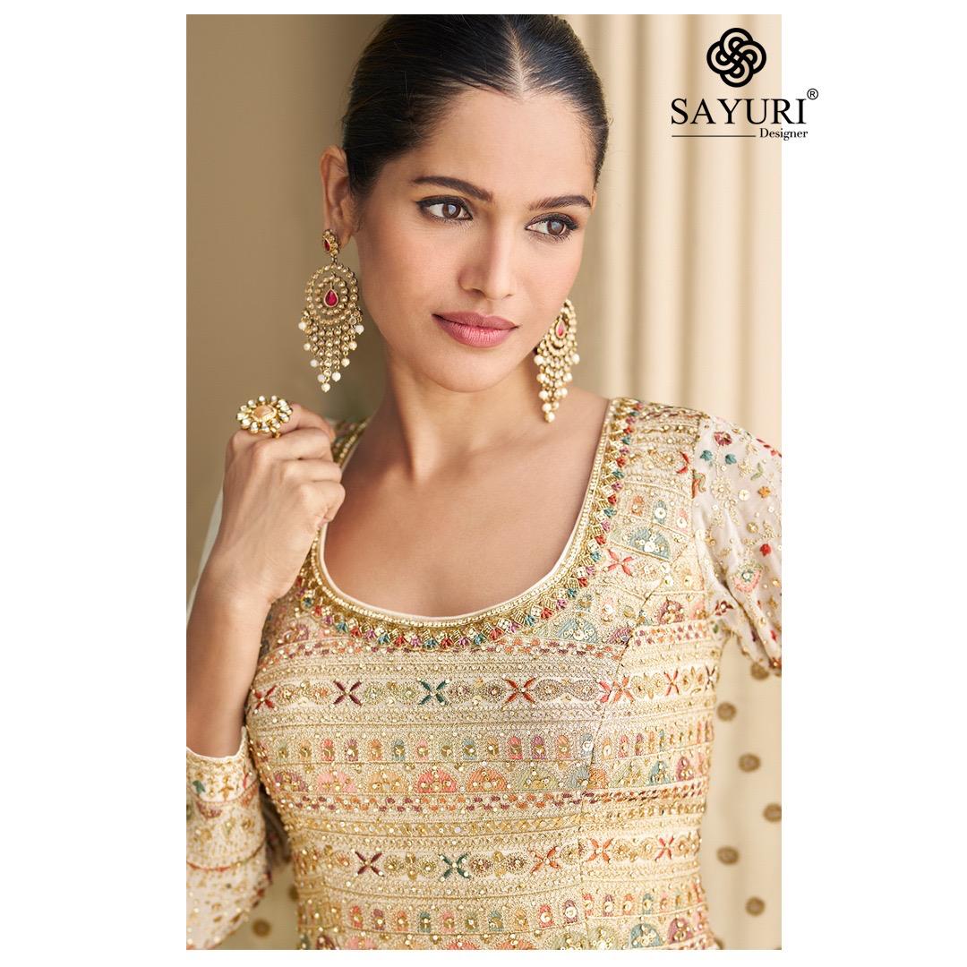 Parampara Sayuri Georgette Gown Dupatta Set Supplier