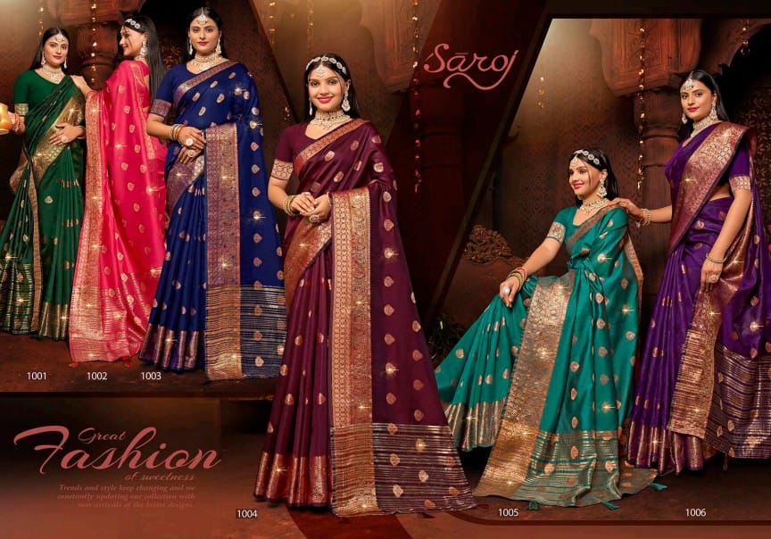 Parasmani Saroski Vol 4 Saroj Soft Silk Sarees Exporter
