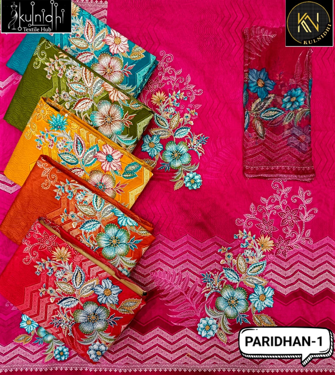 Paridhan Kulnidhi Cambric Salwar Suits Exporter India