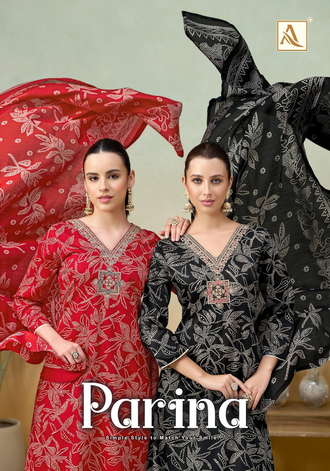 Parina Alok Zam Cotton Karachi Salwar Suits Manufacturer Gujarat