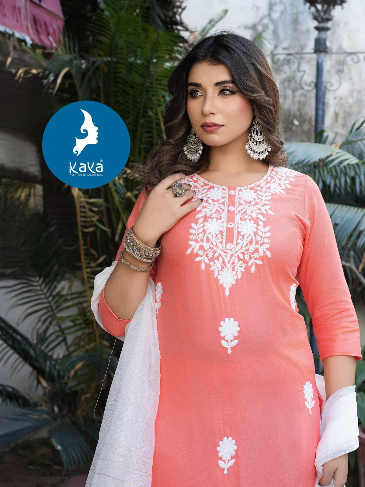 Parindey Kaya Reyon Readymade Pant Style Suits Exporter