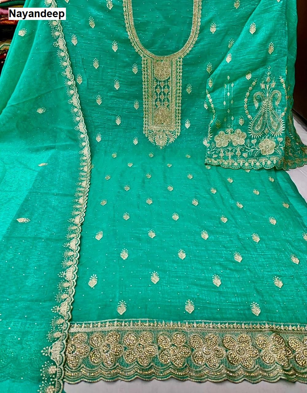 Parul Nayandeep Silk Salwar Suits Supplier Gujarat