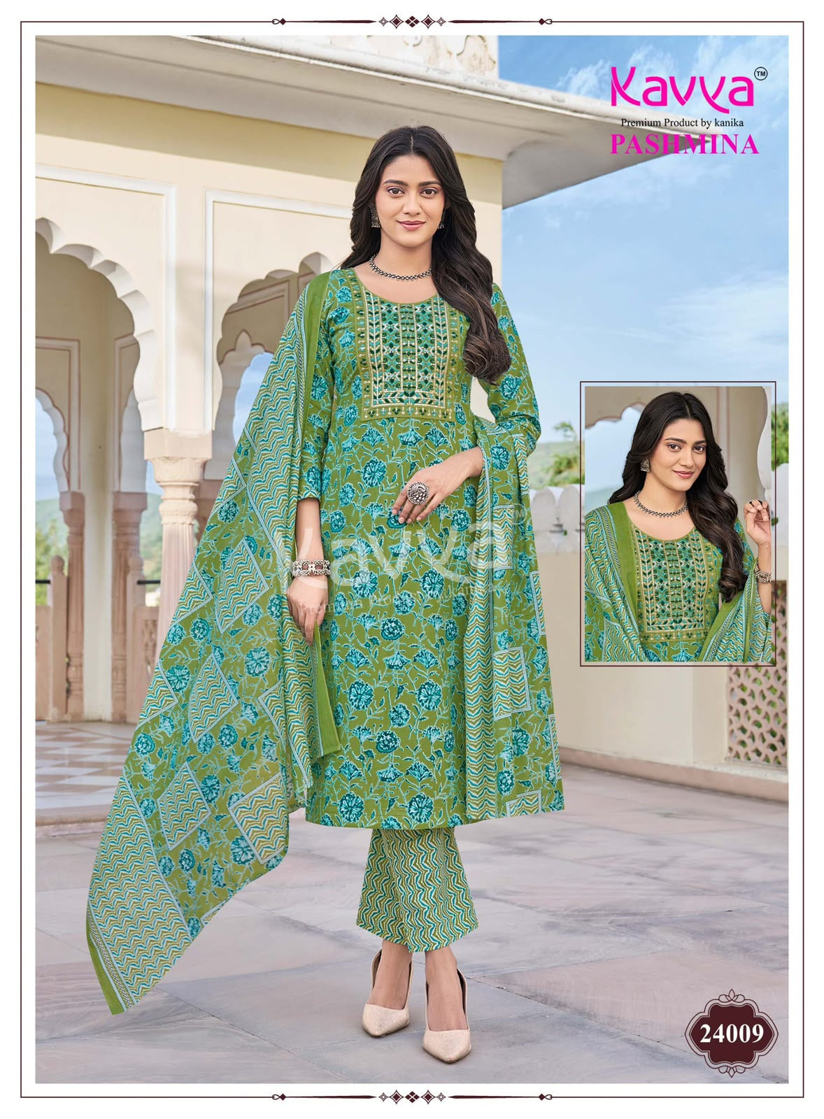 Pashmina Vol 24 Kavya Readymade Cotton Pant Suits Wholesaler