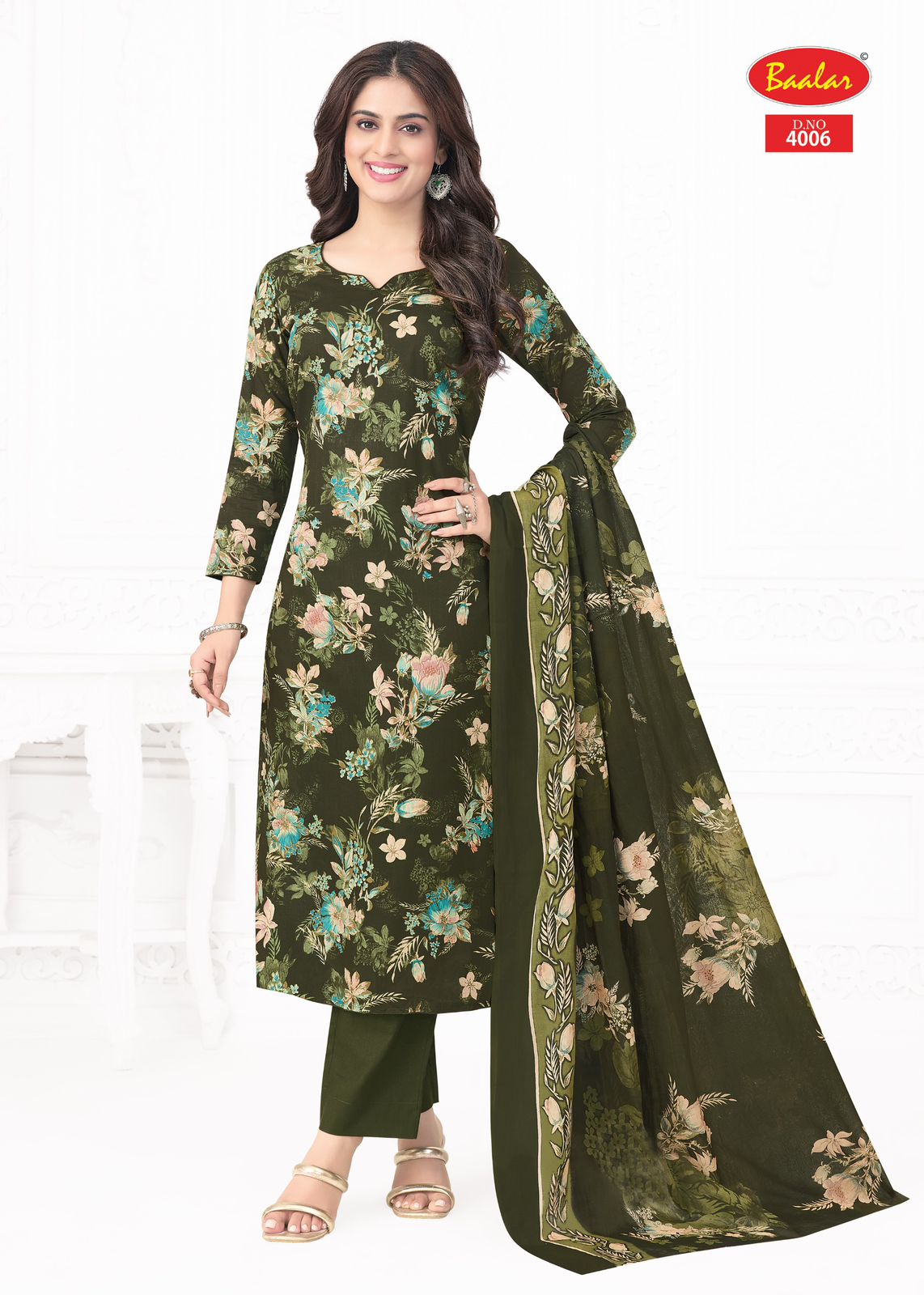 Pashmina Vol 4 Baalar Lawn Cotton Pant Style Suits Exporter India