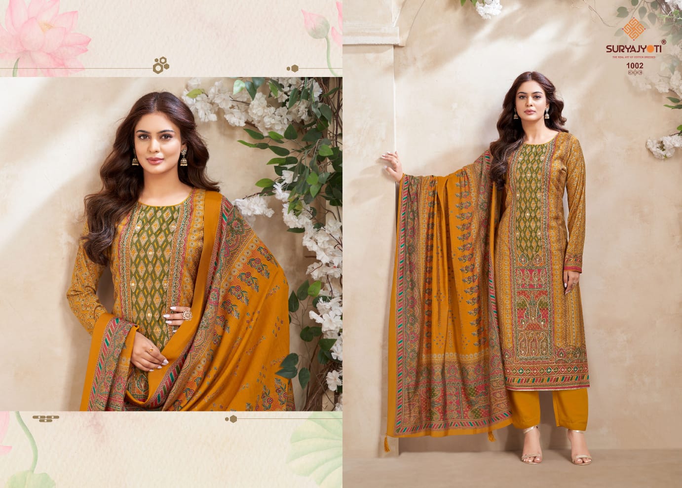 Payal Advance Vol 1 Suryajyoti Modal Pant Style Suits Wholesaler Gujarat