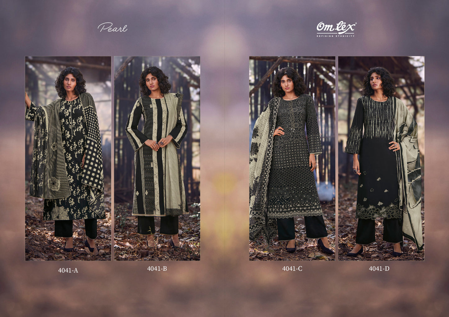 Pearl Omtex Cotton Linen Pant Style Suits