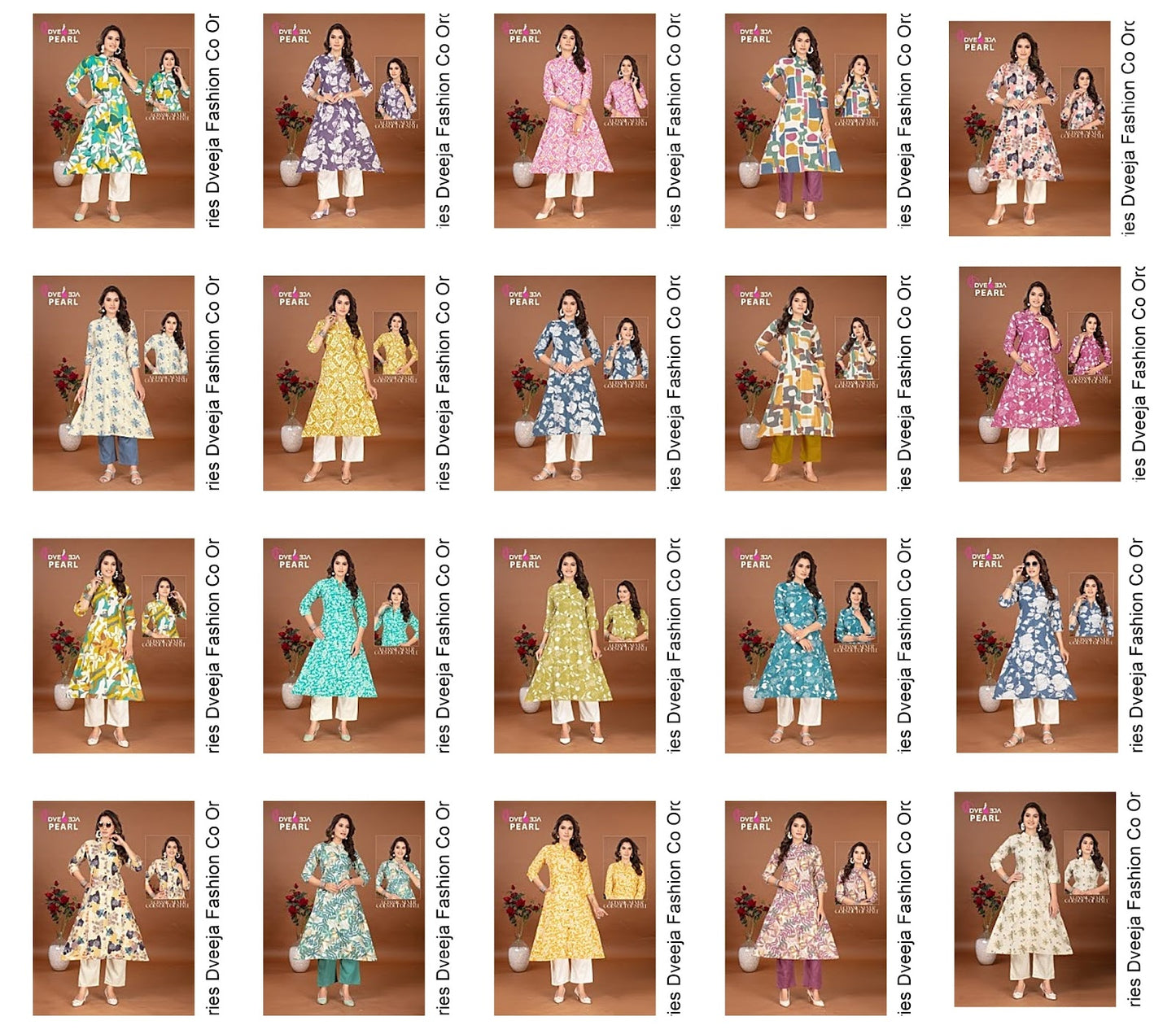 Pearl Series Dveeja Fashion Cotton Co Ord Set Exporter Ahmedabad
